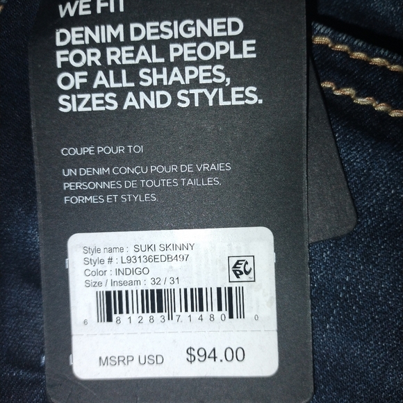 Women's silver jeans new with tags 32/31 - Picture 4 of 4